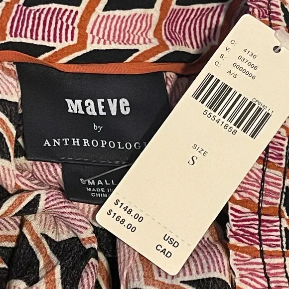 Maeve by Anthropologie NWT Adriene Tunic Dress Size Small - Picture 4 of 6